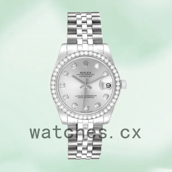 Rolex Datejust m178384-0003 Unisex 31mm Silver Dial - Image 2