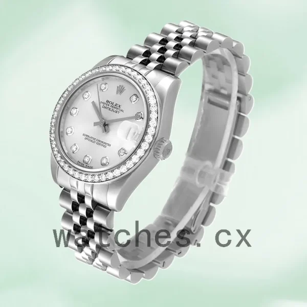 Rolex Datejust m178384-0003 Unisex 31mm Silver Dial - Image 3