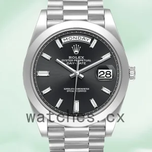 Rolex Day-Date Men's 40mm 228206 Black Dial