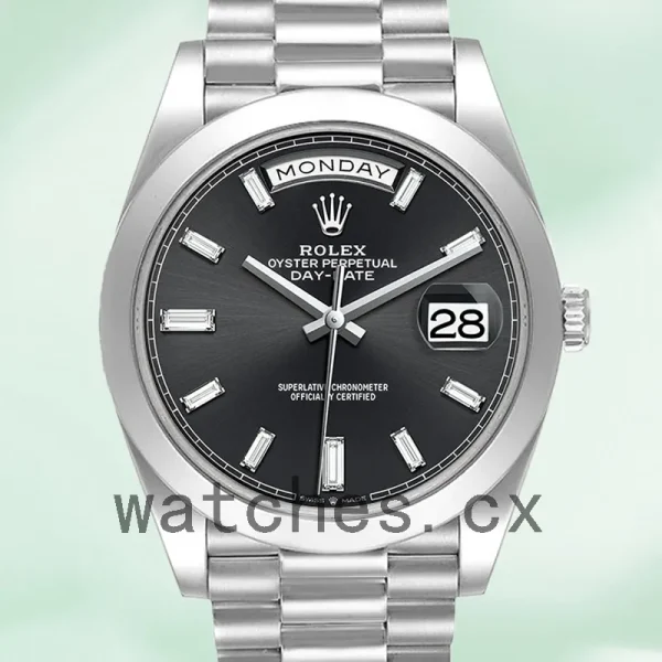 Rolex Day-Date Men's 40mm 228206 Black Dial