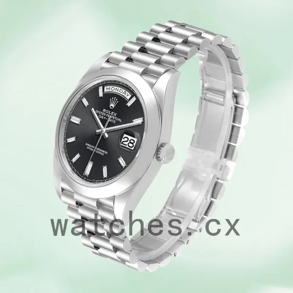 Rolex Day-Date Men's 40mm 228206 Black Dial - Image 3