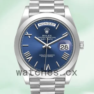 Rolex Day-Date 40mm 228206 Men's Silver-tone President Bracelet