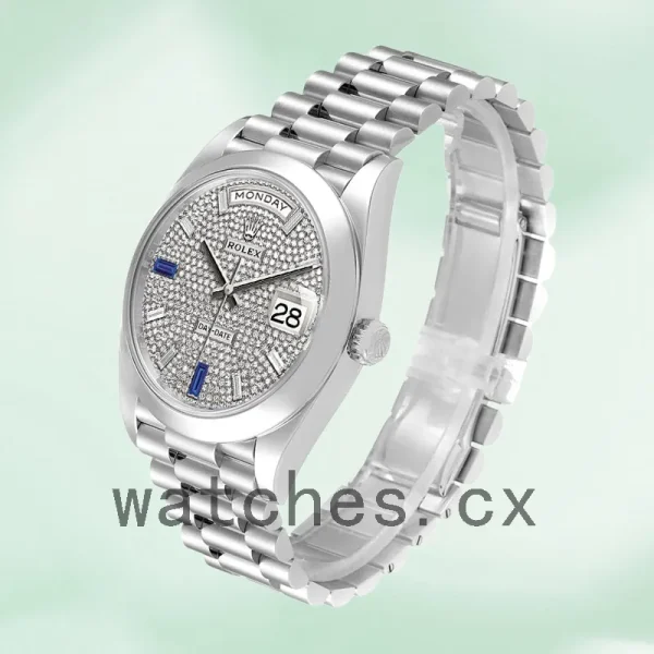 Rolex Day-Date 40mm Men's 228206 Automatic Diamond Paved Dial - Image 3