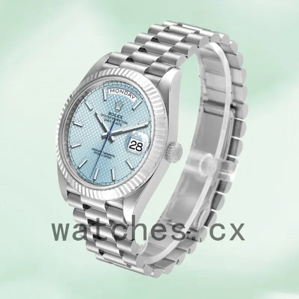 Rolex Day-Date 40mm m228236-0005 Men's Blue Dial - Image 3