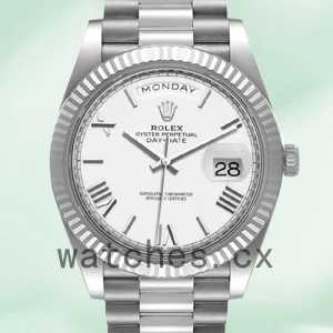 Rolex Day-Date 40mm Men's m228236-0010 Silver-tone