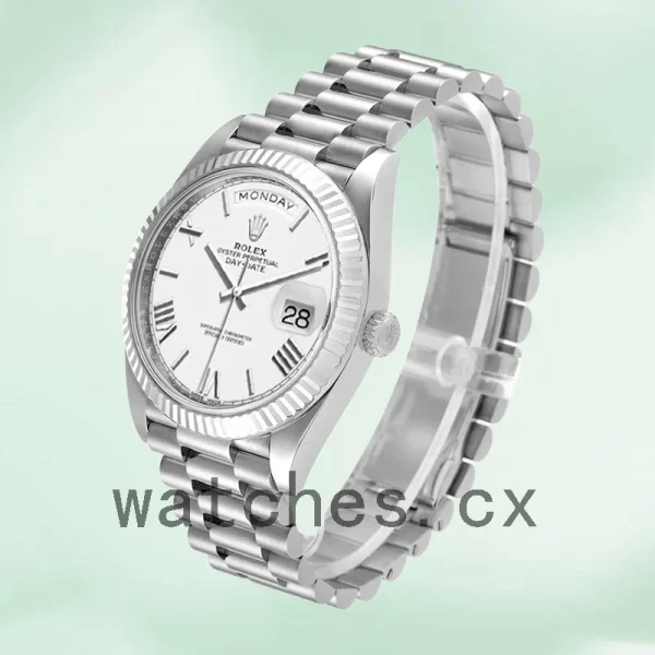 Rolex Day-Date 40mm Men's m228236-0010 Silver-tone - Image 3