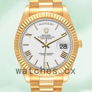 Rolex Day-Date m228238-0042 Men's 40mm President Bracelet Gold-tone