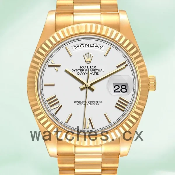Rolex Day-Date m228238-0042 Men's 40mm President Bracelet Gold-tone