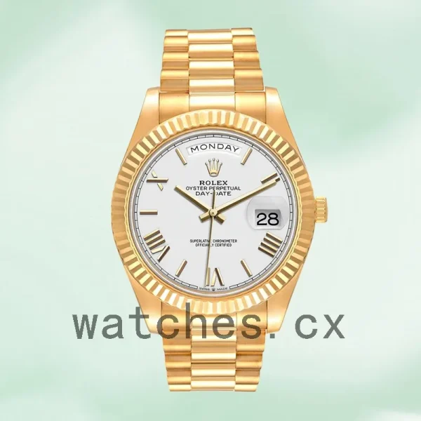 Rolex Day-Date m228238-0042 Men's 40mm President Bracelet Gold-tone - Image 2