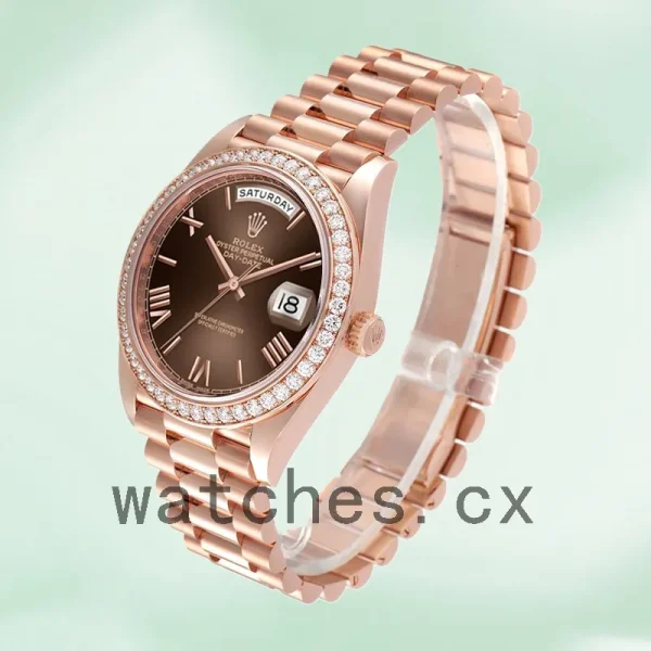 Rolex Day-Date 40mm m228345rbr-0009 Men's Brown Dial - Image 3