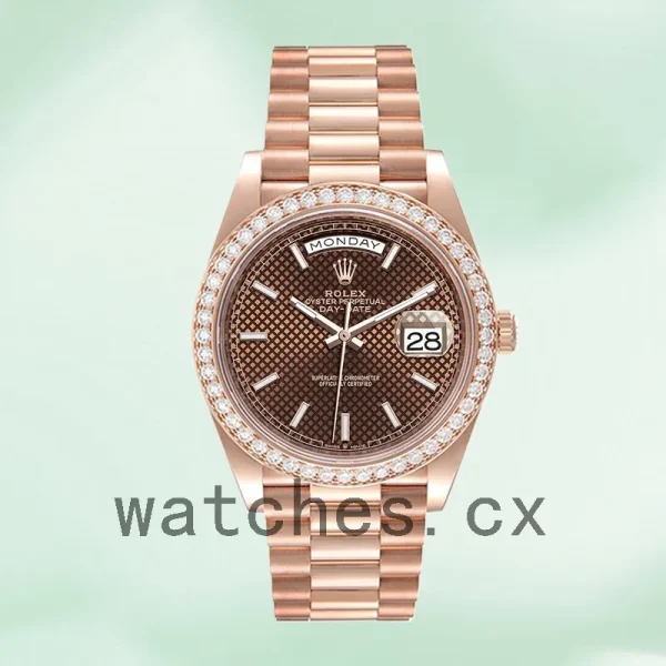 Rolex Day-Date Men's m228345rbr-0005 40mm Rose Gold-tone - Image 2
