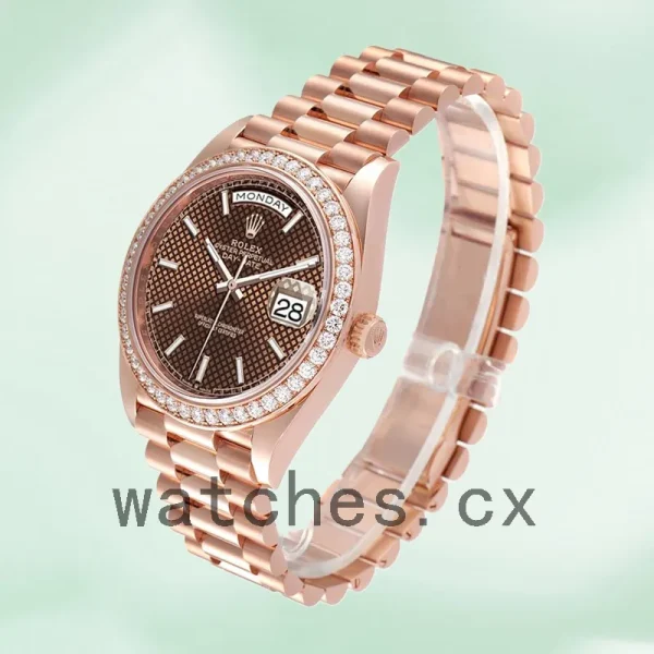 Rolex Day-Date Men's m228345rbr-0005 40mm Rose Gold-tone - Image 3