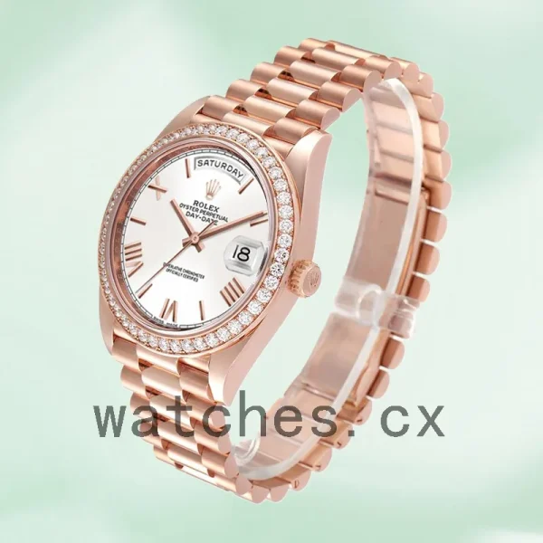 Rolex Day-Date 40mm Men's m228345rbr-0012 White Dial Rose Gold-tone - Image 3