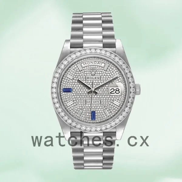 Rolex Day-Date 40mm Men's m228349rbr-0036 Silver-tone President Bracelet - Image 2