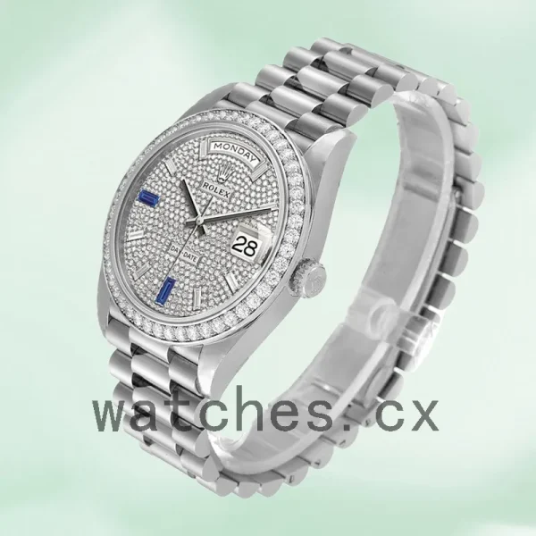 Rolex Day-Date 40mm Men's m228349rbr-0036 Silver-tone President Bracelet - Image 3