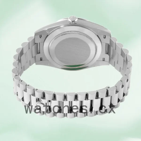 Rolex Day-Date Men's 40mm 228349RBR-0008 Dark Rhodium Dial President Bracelet - Image 4