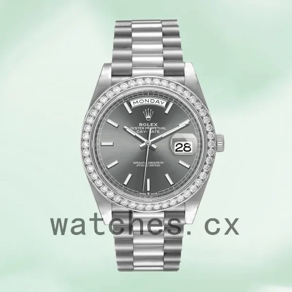 Rolex Day-Date m228349rbr-0041 40mm Men's Silver-tone - Image 2