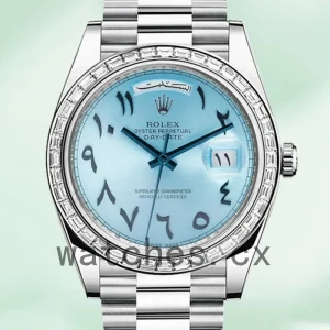 Rolex Day-Date 228396 Men's 40mm Automatic Silver-tone