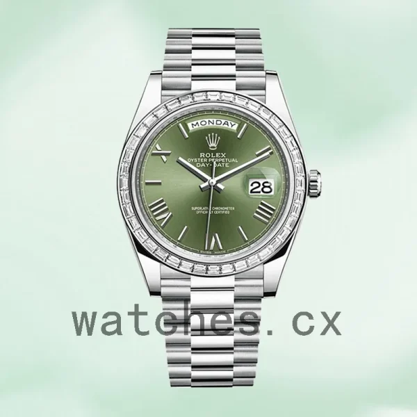 Rolex Day-Date 40mm m228396tbr-0020 Men's Silver-tone - Image 2