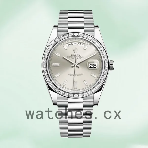 Rolex Day-Date 228396 40mm Men's Automatic Silver-tone - Image 2