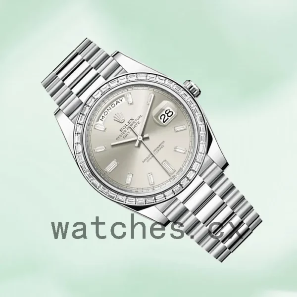 Rolex Day-Date 228396 40mm Men's Automatic Silver-tone - Image 3