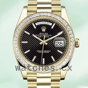 Rolex Day-Date m228398tbr-0004 40mm Men's Black Dial