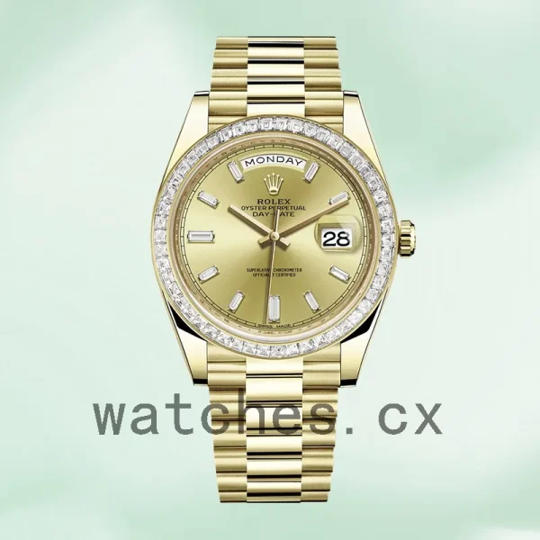 Rolex Day-Date 228398TBR-0002 40mm Men's Gold-tone President Bracelet - Image 2
