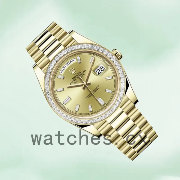 Rolex Day-Date 228398TBR-0002 40mm Men's Gold-tone President Bracelet - Image 3