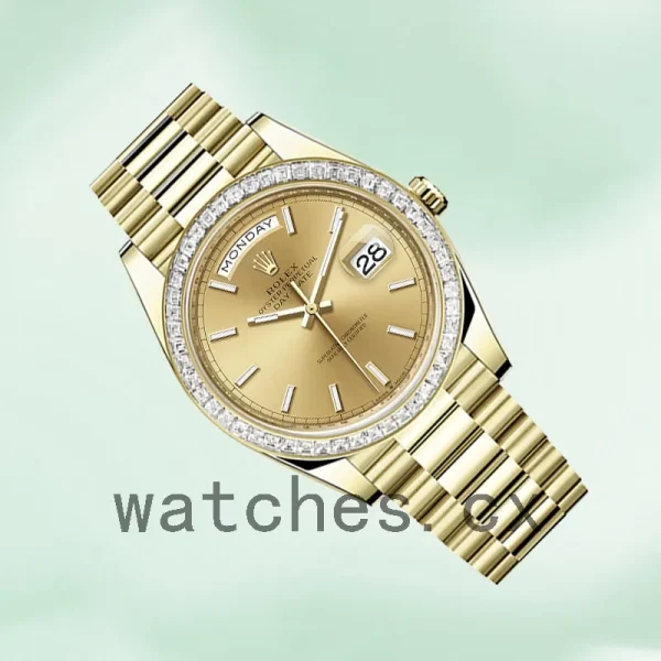 Rolex Day-Date m228398tbr-0007 Men's 40mm Champagne Dial President Bracelet - Image 3