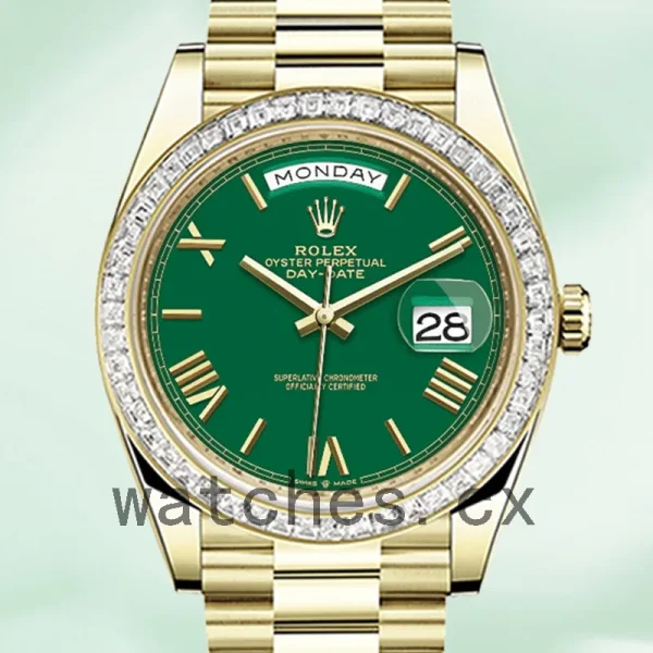 Rolex Day-Date m228398tbr-0039 40mm Men's Gold-tone Automatic