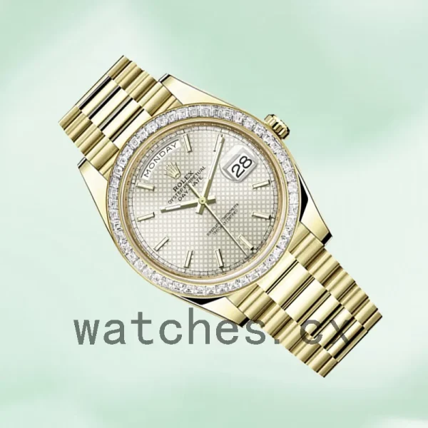 Rolex Day-Date Men's 40mm m228398tbr-0005 Silver Dial - Image 3