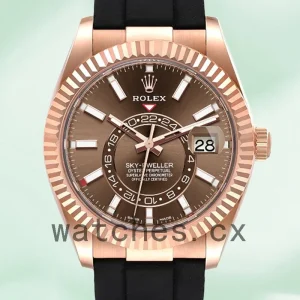 Rolex Sky-Dweller Men's 42mm m326235-0005 Rose Gold-tone Automatic