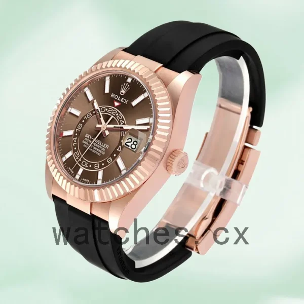Rolex Sky-Dweller Men's 42mm m326235-0005 Rose Gold-tone Automatic - Image 3