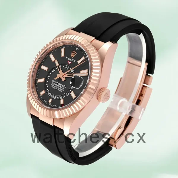 Rolex Sky-Dweller m326235-0006 42mm Men's Rubber Band - Image 3