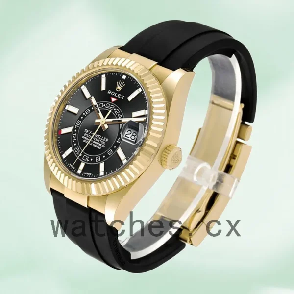 Rolex Sky-Dweller 42mm m326238-0009 Men's Rubber Band - Image 3