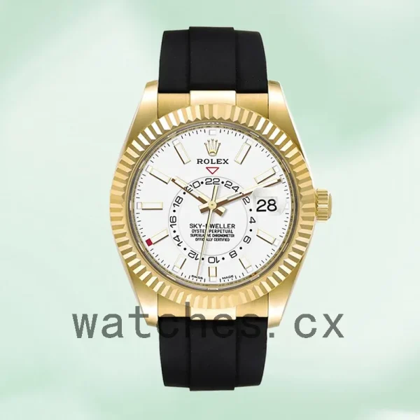 Rolex Sky-Dweller m326238-0006 42mm Men's Rubber Band - Image 2