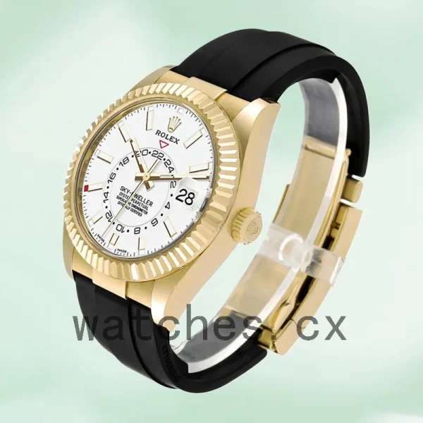 Rolex Sky-Dweller m326238-0006 42mm Men's Rubber Band - Image 3