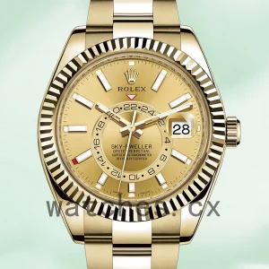 Rolex Sky-dweller 42mm Men's 326938 Champagne Dial