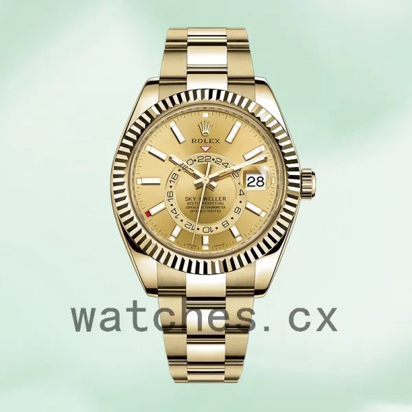 Rolex Sky-dweller 42mm Men's 326938 Champagne Dial - Image 2