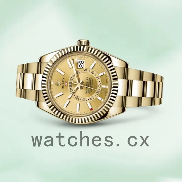 Rolex Sky-dweller 42mm Men's 326938 Champagne Dial - Image 3