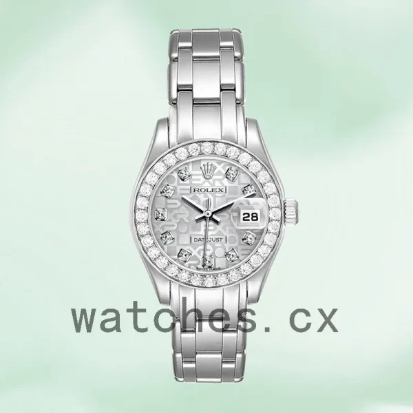Rolex Pearlmaster Ladies 80299-0073 29mm Bracelet Silver Jubilee Dial - Image 2