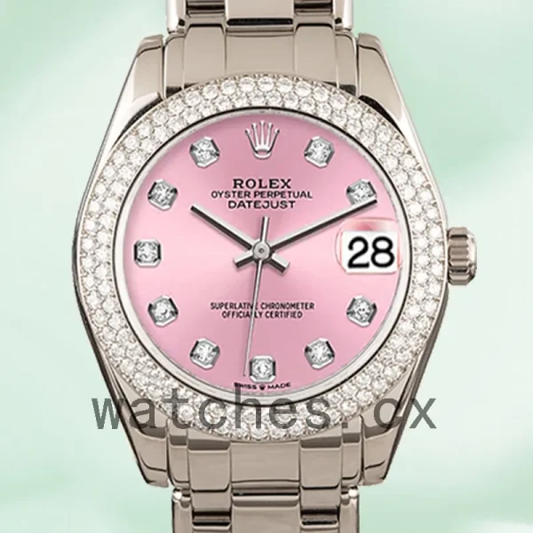 Rolex Pearlmaster Unisex 31mm 81339 Silver-tone