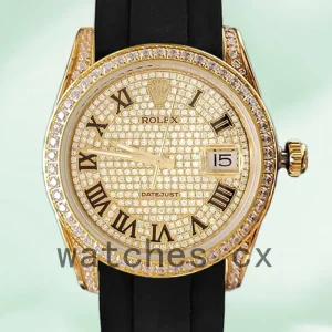 Rolex Datejust 40mm 116238 Men's Gold-tone Rubber Band