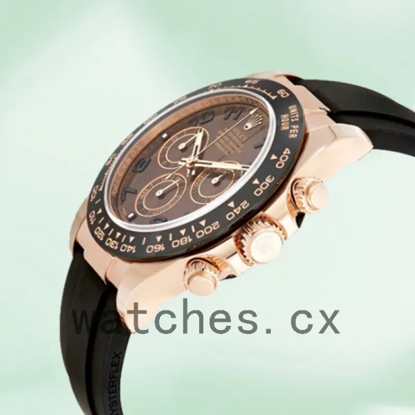 Rolex Daytona Men's 116515 40mm Rubber Band Brown Dial - Image 3