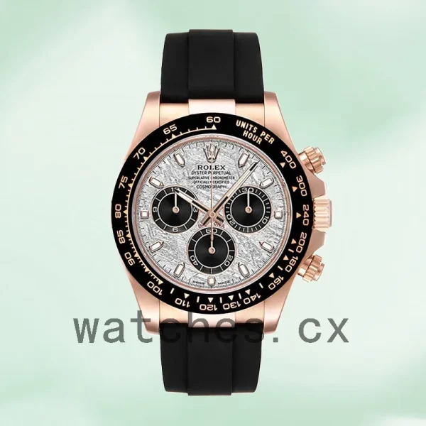 Rolex Daytona Men's m116515ln-0055 40mm Rubber Band Meteorite Dial - Image 2