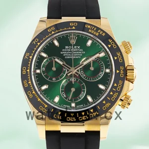 Rolex Daytona 116518 Men's 40mm Green Dial Gold-tone