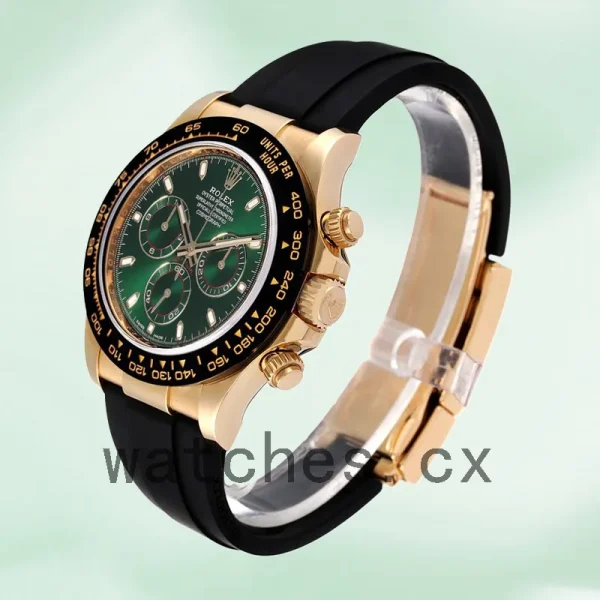 Rolex Daytona 116518 Men's 40mm Green Dial Gold-tone - Image 3