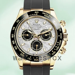 Rolex Daytona 40mm Men's m116518ln-0076 Meteorite Dial Rubber Band