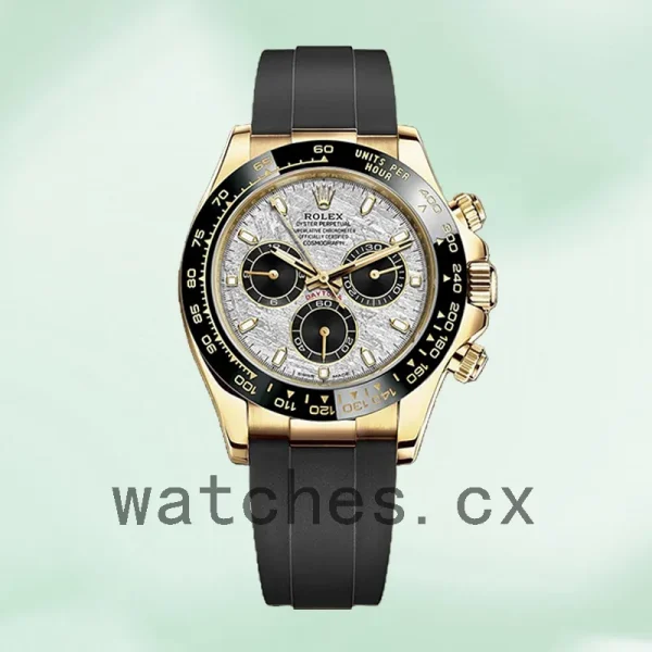 Rolex Daytona 40mm Men's m116518ln-0076 Meteorite Dial Rubber Band - Image 2