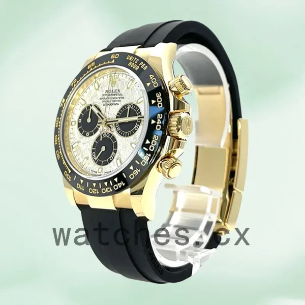 Rolex Daytona 40mm Men's m116518ln-0076 Meteorite Dial Rubber Band - Image 3